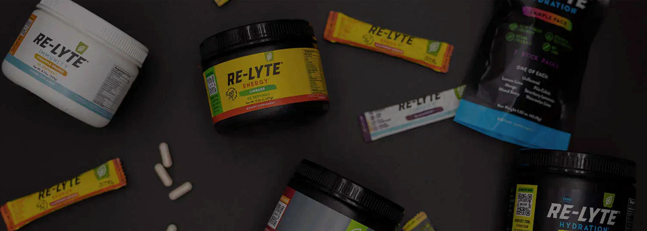 Re-Lyte premium electrolyte products with Real Salt for clean hydration, energy, and immunity support