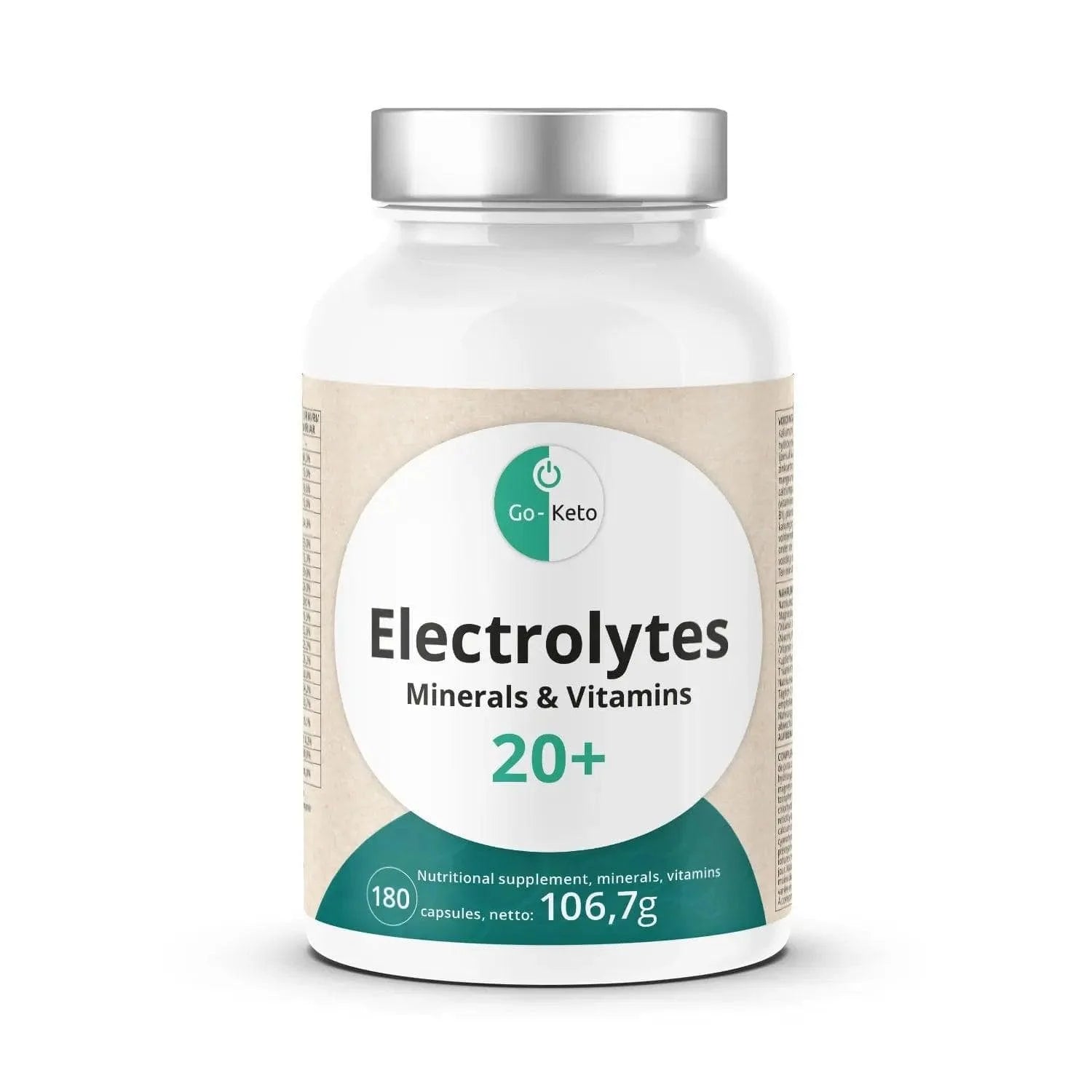 20+ Electrolytes Minerals Vitamins Go-Keto x180 go-keto P-GK-180ELC