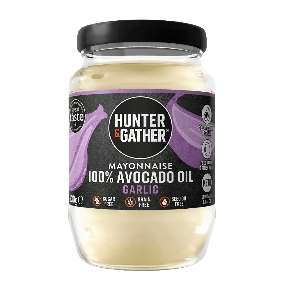 Avocado Oil Mayonnaise Garlic Hunter & Gather 630g hunter & gather 00900011