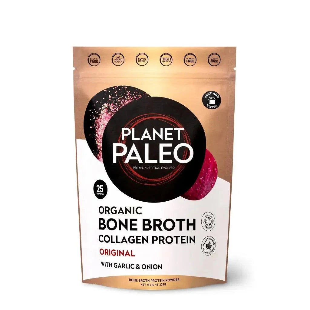 Bio Bone Broth Collagen Protein Original Planet Paleo 225g planet paleo 03100001
