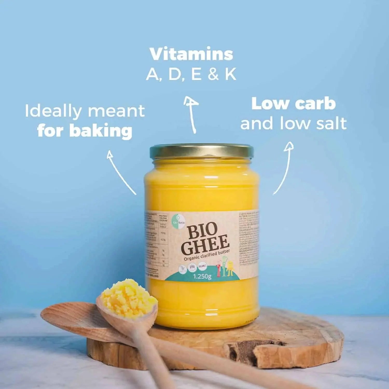 Bio Ghee Go-Keto 1250g – product overview
