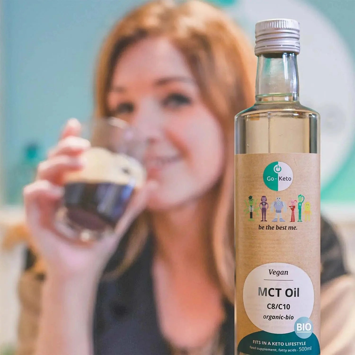 Bio Premium MCT Öl C8C10 Go-Keto 500ml – product overview
