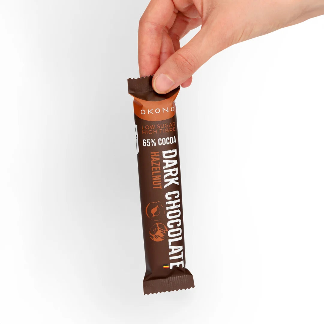Dark Chocolate Hazelnut OKONO 35g 03000056
