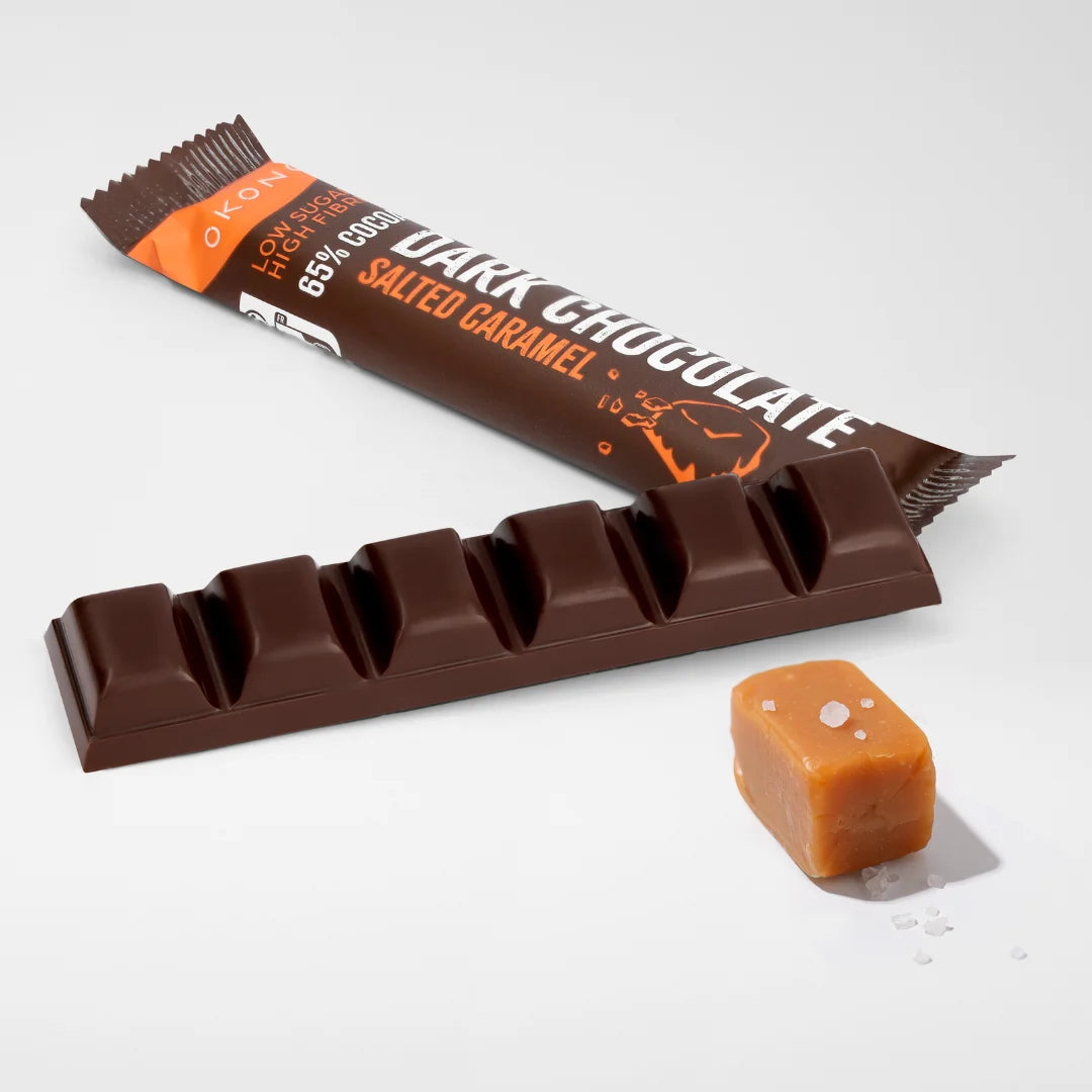 Dark Chocolate Salted Caramel OKONO 35g x20 OKONO 03000065