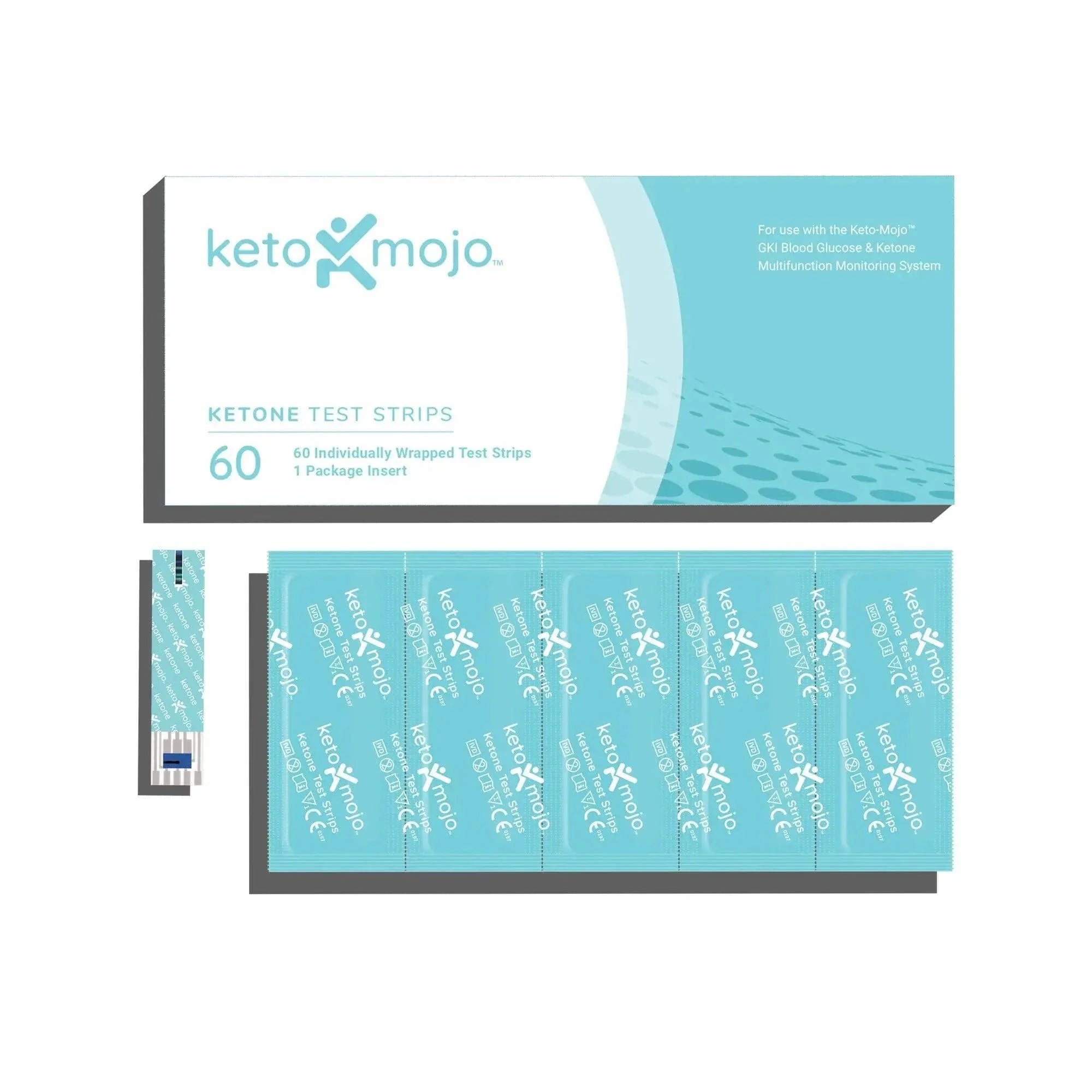 GKI Ketone Test Strips Keto-Mojo x60 keto-mojo 02400004
