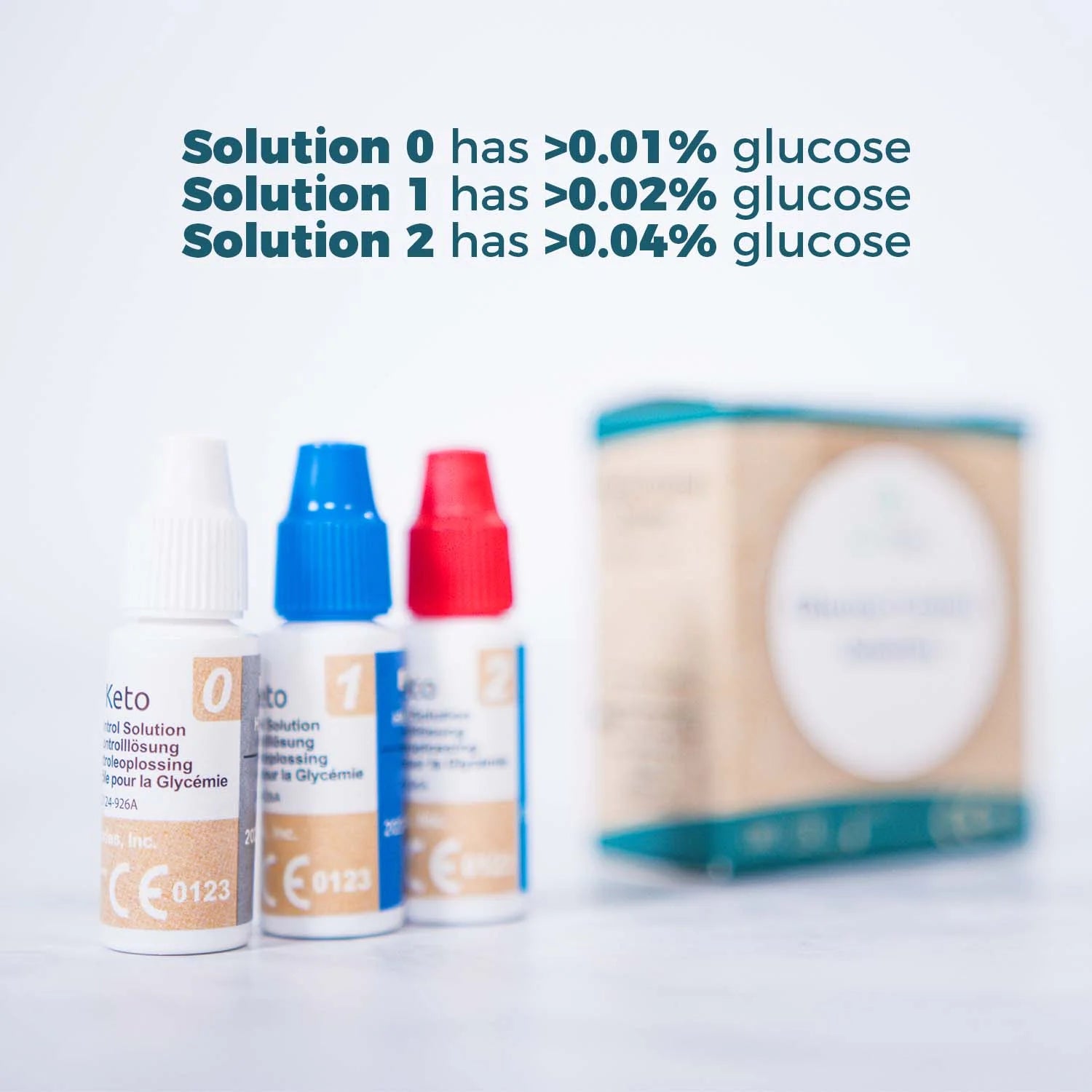 Go-Keto Glucose Control Solution (3 Flaschen) – product overview