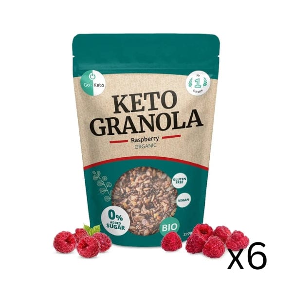 Go-Keto Bio Keto Granola Raspberry Go-Keto 290g x6 O-GK-GRRB-34 Vital20