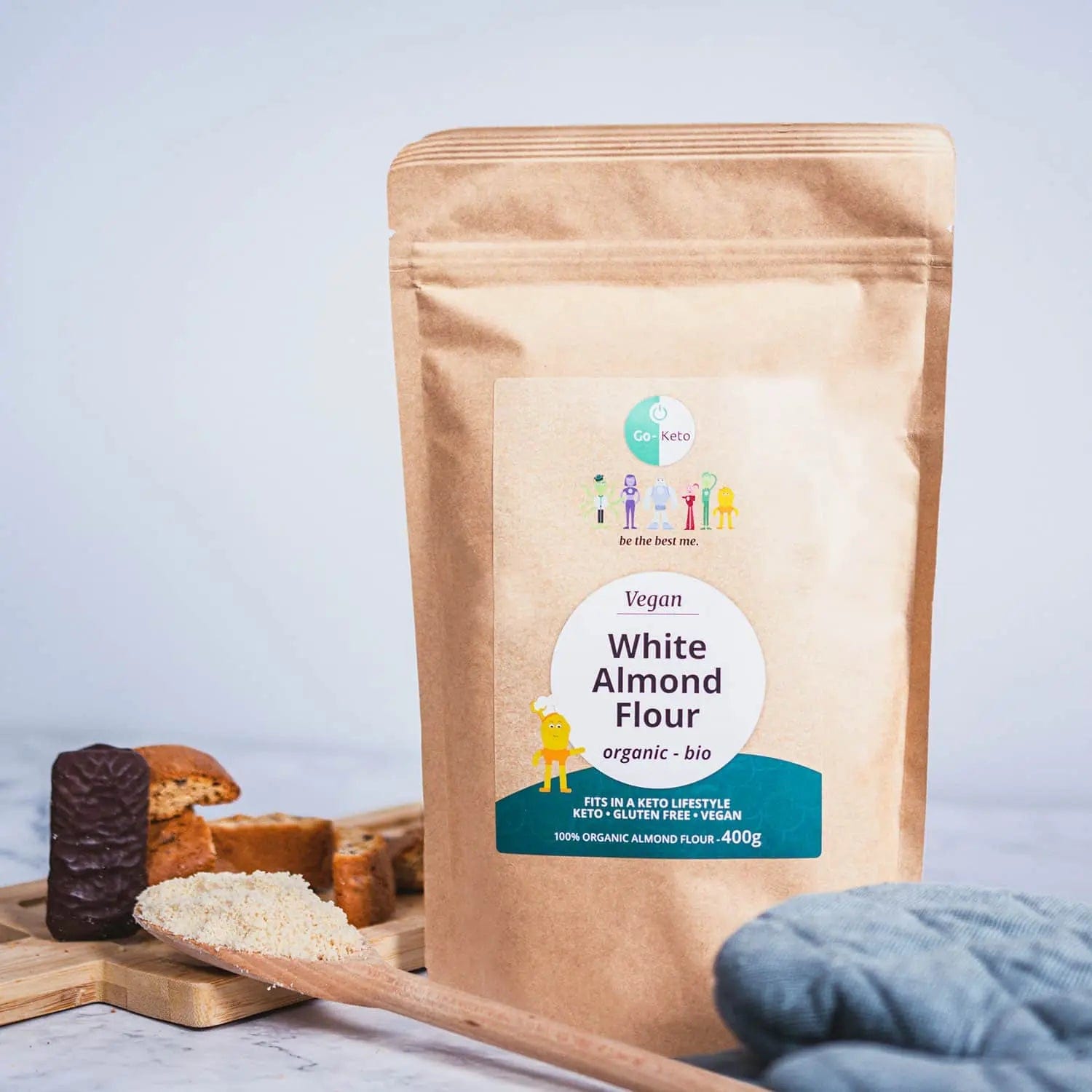 Go-Keto Bio White Almond Flour Go-Keto 400g P-GKAF-39 Vital20