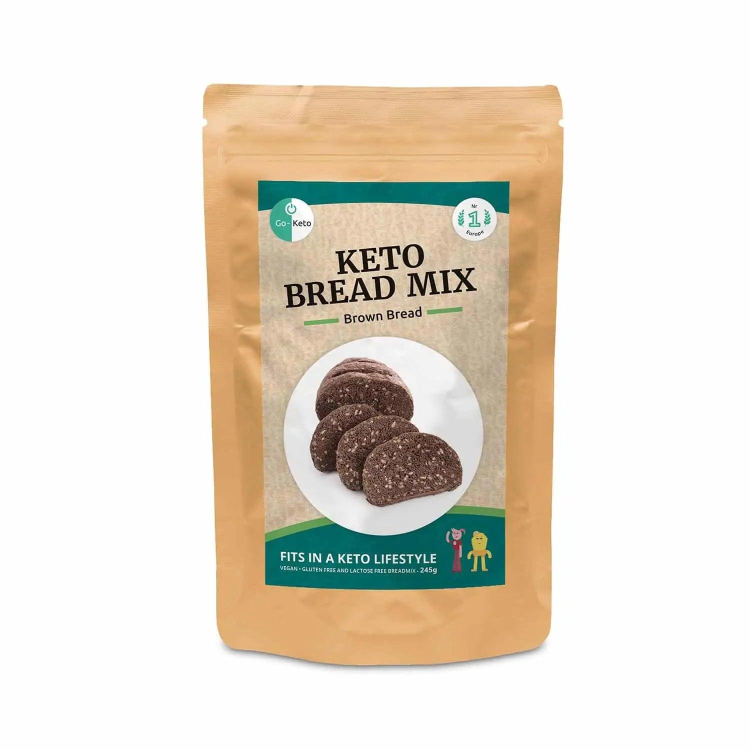 Go-Keto Keto Bread Mix Brown Go-Keto 270g P-GKBB-BAK04 Vital20