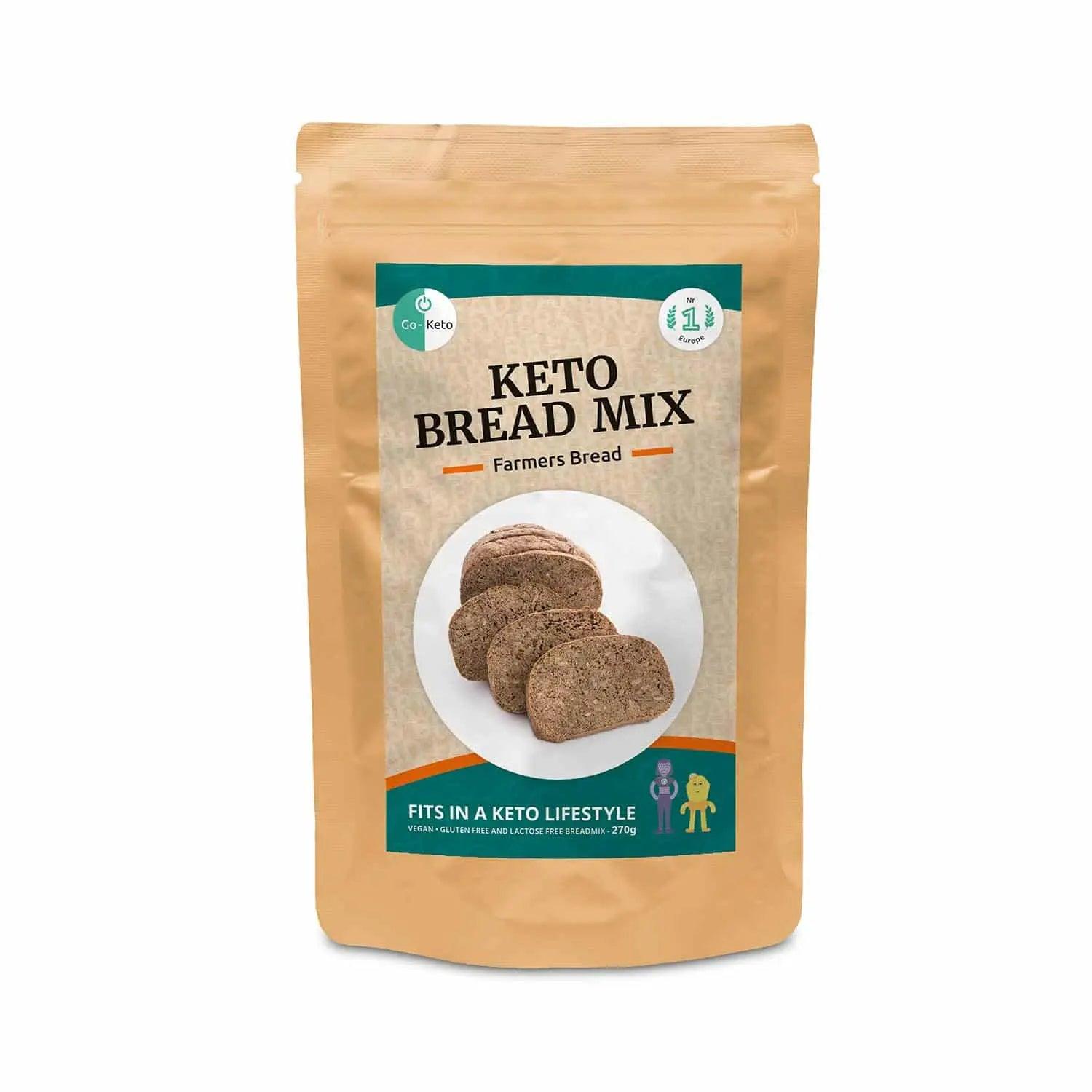 Go-Keto Keto Bread Mix Farmers Go-Keto 270gr P-GKFB-BAK17 Vital20