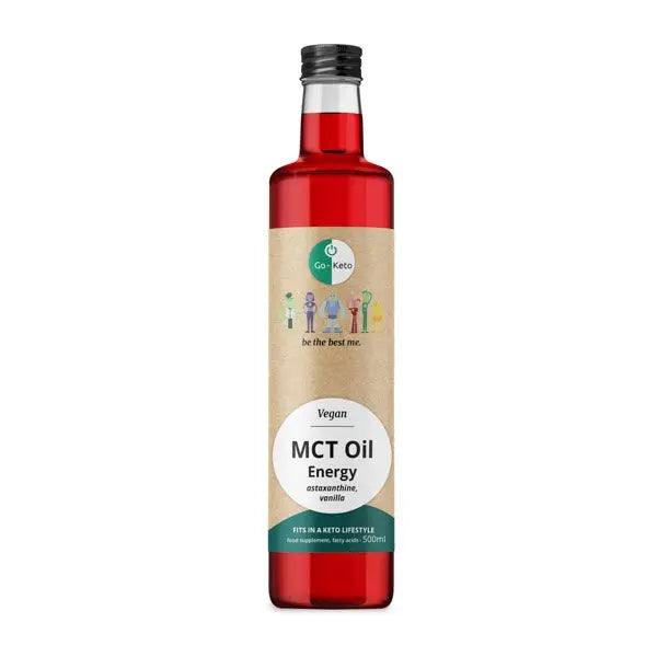 Go-Keto MCT Oil Energy Vanilla Astaxanthin Go-Keto 500ml P-GK-NRG-709 Vital20
