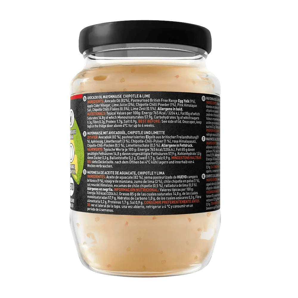 Hunter & Gather Avocado Oil Mayonnaise Chipotle & Lime Hunter & Gather 630g 00900010 Vital20