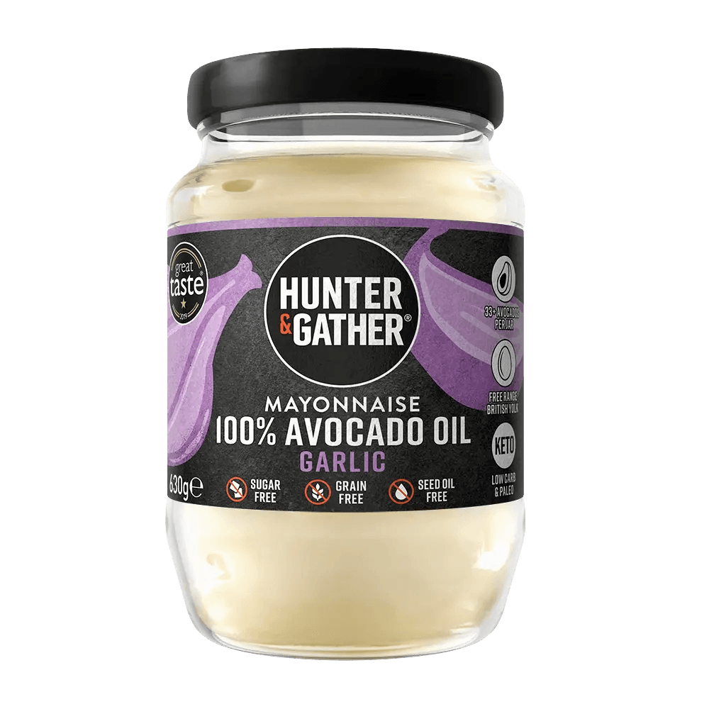Hunter & Gather Avocado Oil Mayonnaise Garlic Hunter & Gather 630g 00900011 Vital20