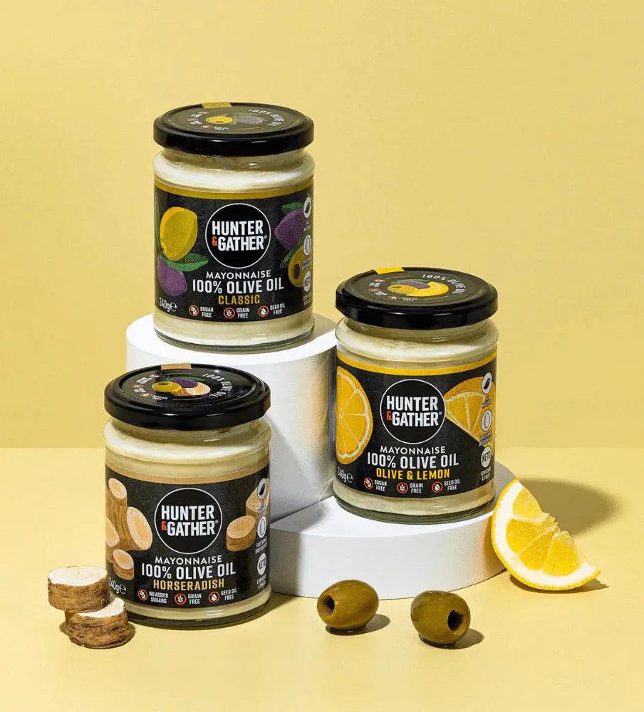 Hunter & Gather Olive Oil Mayonnaise Classic Hunter & Gather 250g 00900022 Vital20