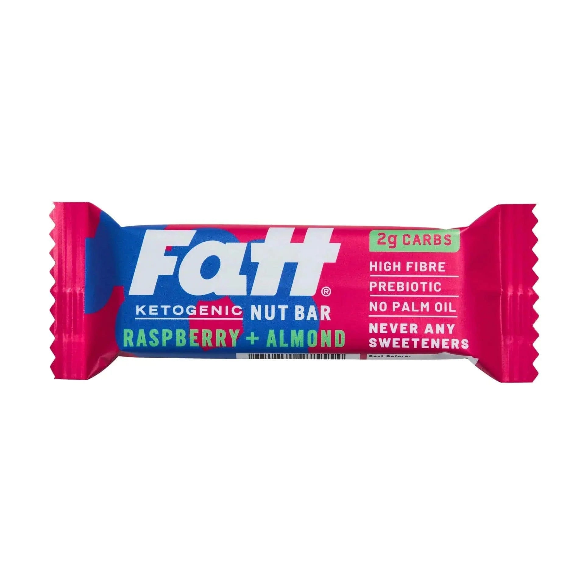 Keto Bar Raspberry Almond Live Fatt 30g x20 live fatt Snacks 01900022