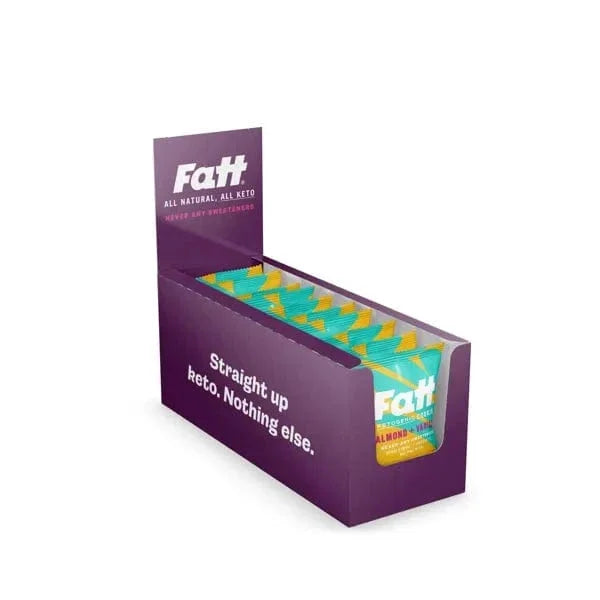 Keto Cookie Almond Vanilla Live Fatt 30g x12 live fatt Snacks 01900018