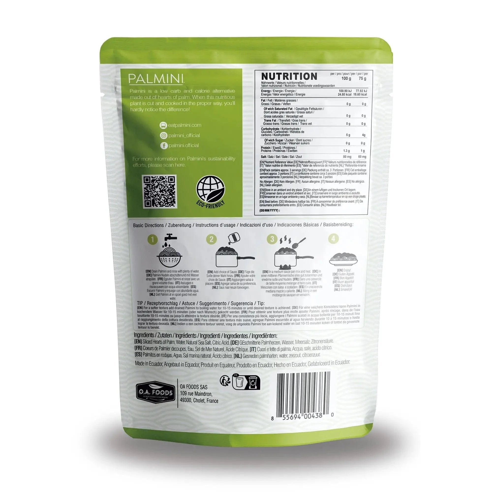Low Carb Linguine Palmini 338g palmini 04300001