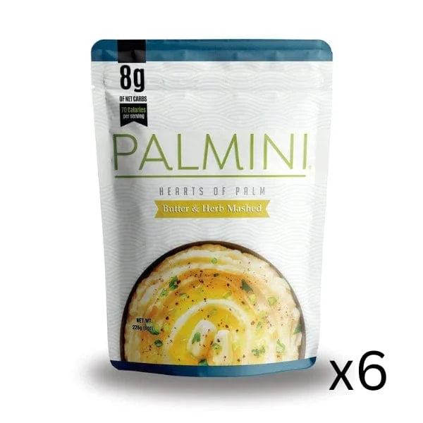 Low Carb Mashed Butter & Herb Palmini 226g x6 palmini 04300018