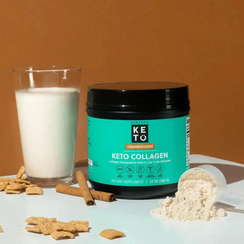 MCT Collagen Powder Cinnamon Toast Perfect Keto 342g perfect keto P-PKKCCT-75