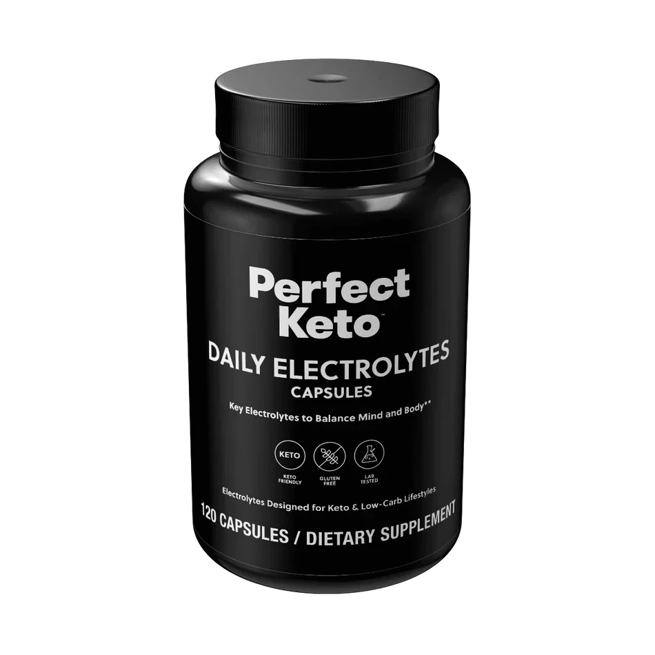 perfect keto Daily Electrolyte Capsules Unflavored Perfect Keto x120 P-PKEL-120 Vital20