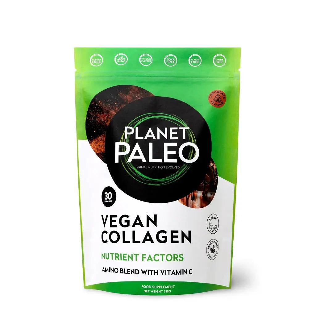 Planet Paleo Vegan Collagen Powder Chocolate Planet Paleo 255g 03100021 Vital20