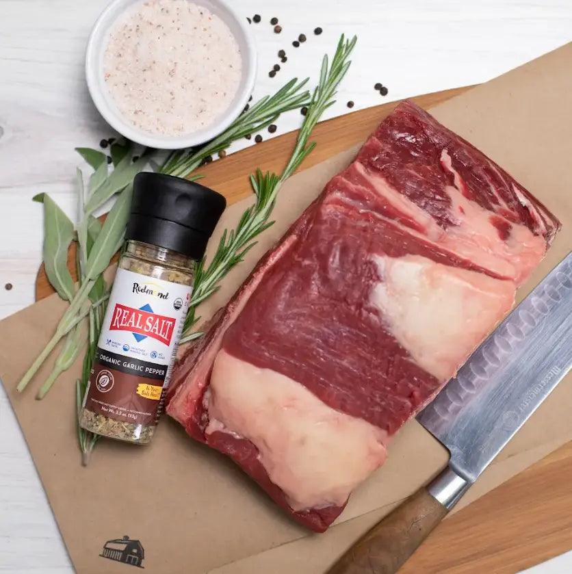 Real Salt Garlic Pepper Grinder Real Salt 93g 03400003 Vital20