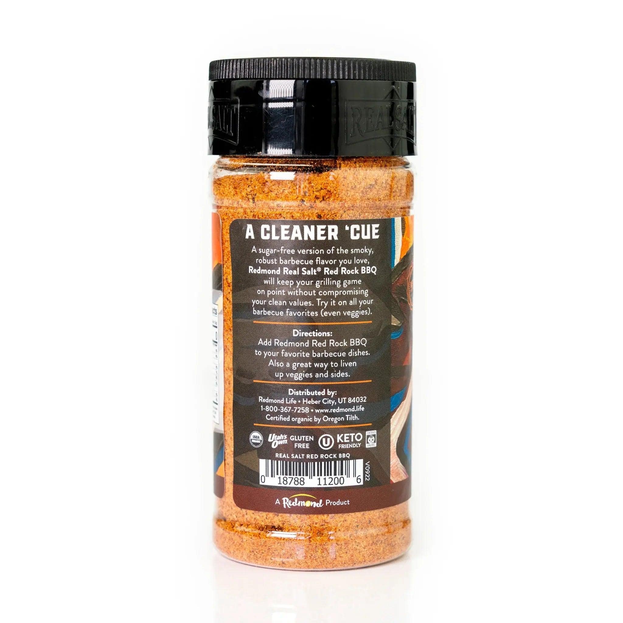 Real Salt Seasonings Red Rock BBQ Shaker 191g 03400026 Vital20