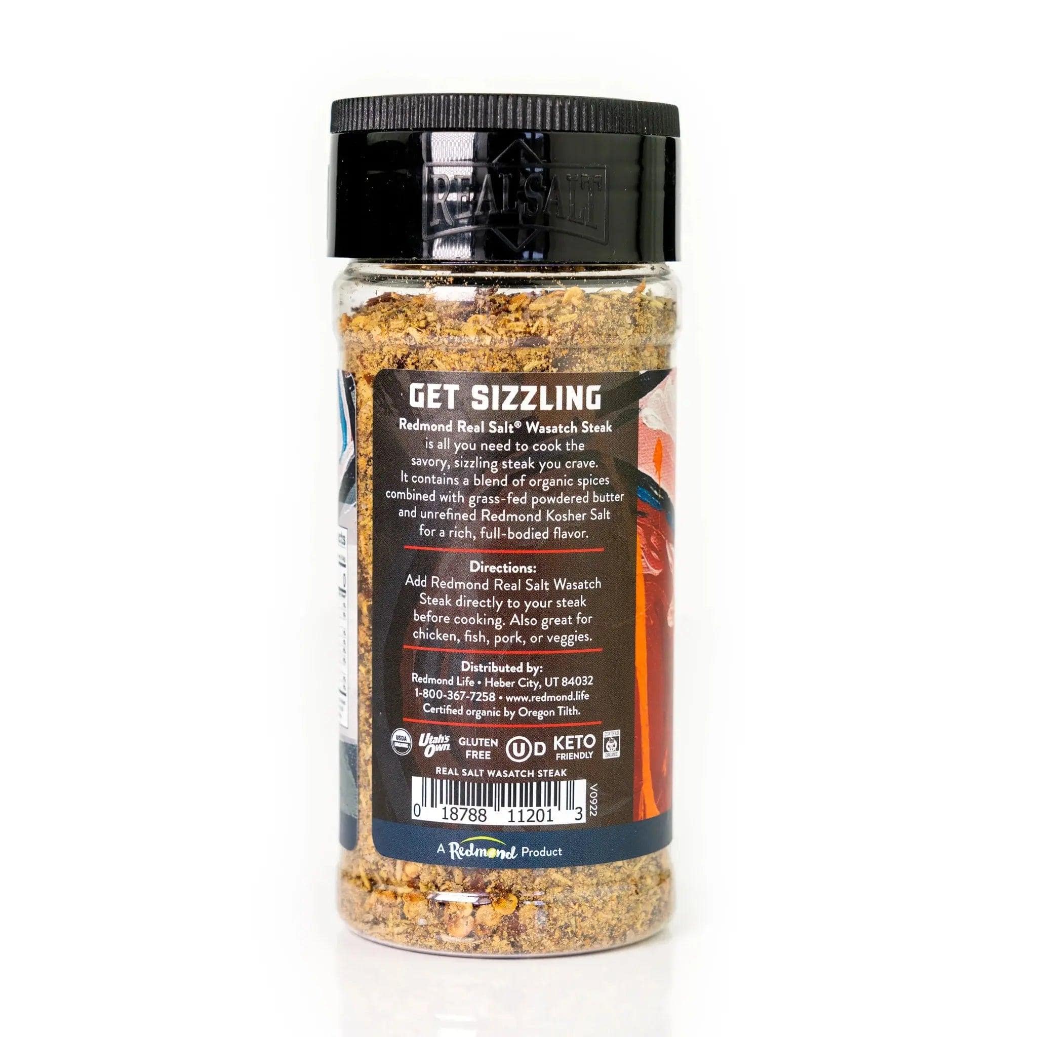 Real Salt Seasonings Wasatch Steak Shaker 150g 03400027 Vital20