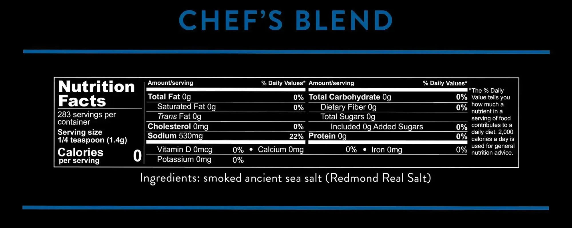 Real Salt Smoked Chef's Blend Pouch 397g real salt 03400031
