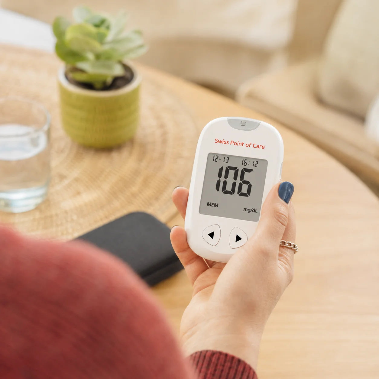 Swiss Point of Care Extra Blood Glucose Meter Starter Pack (10 Tests) Swiss Point of Care P-OESK-67SW