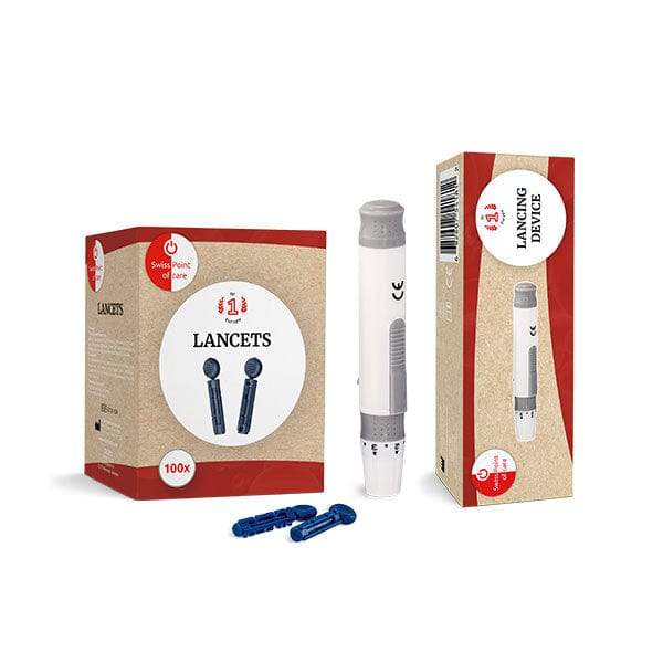 Swiss Point of Care Lancets Swiss Point of Care x100 P-OCLA-GK100SP Vital20
