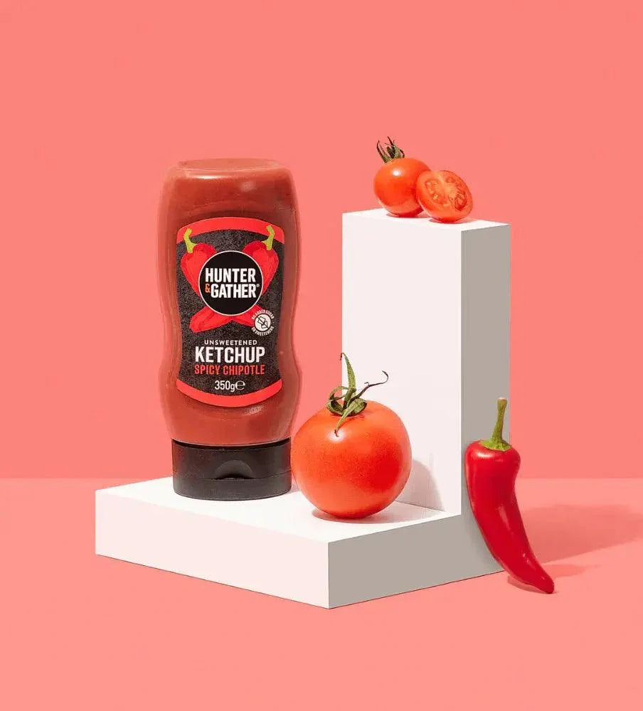Unsweetened Spicy Chipotle Ketchup Hunter & Gather 350g hunter & gather 00900038