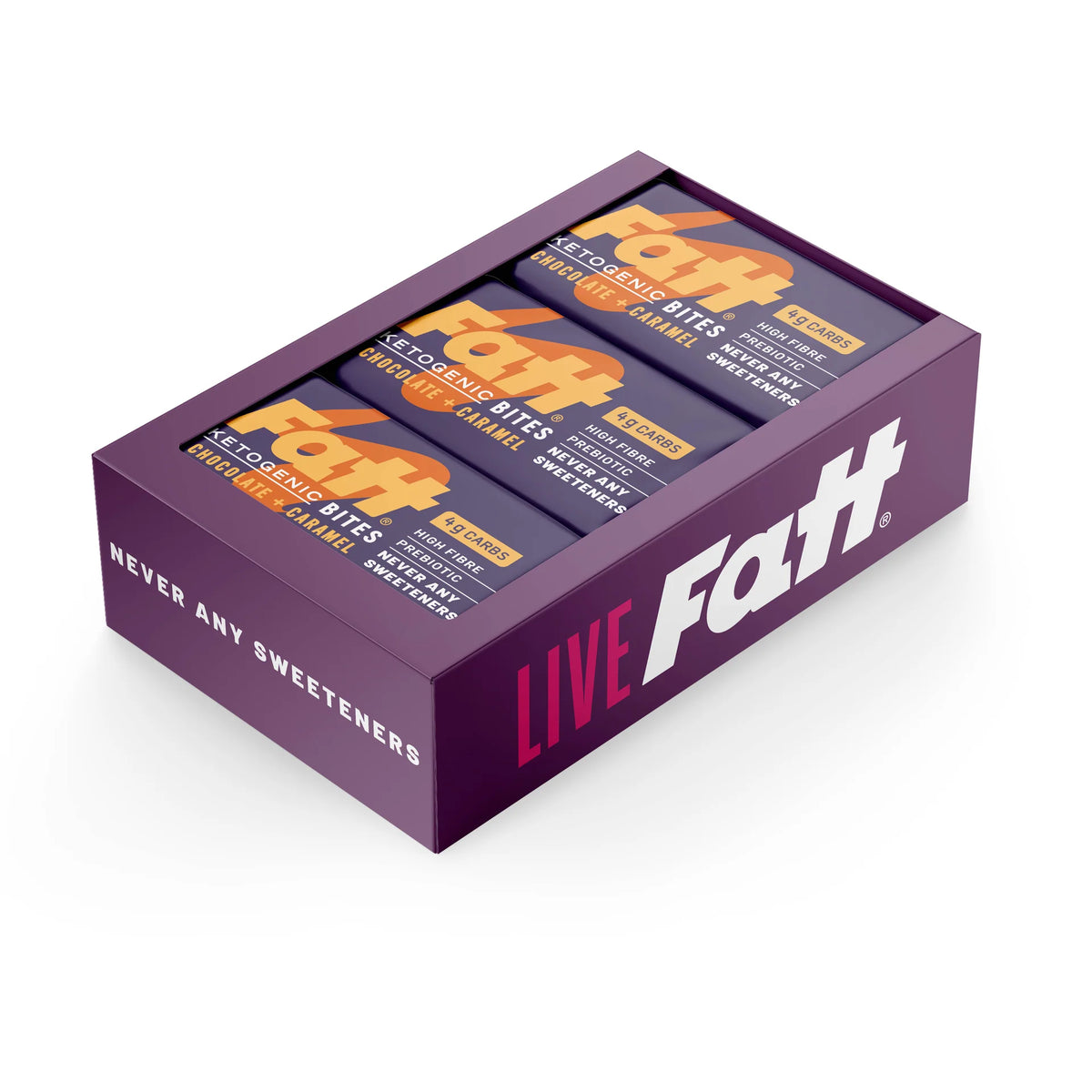 Fatt Keto Chocolate + Caramel Bites 35g x 16