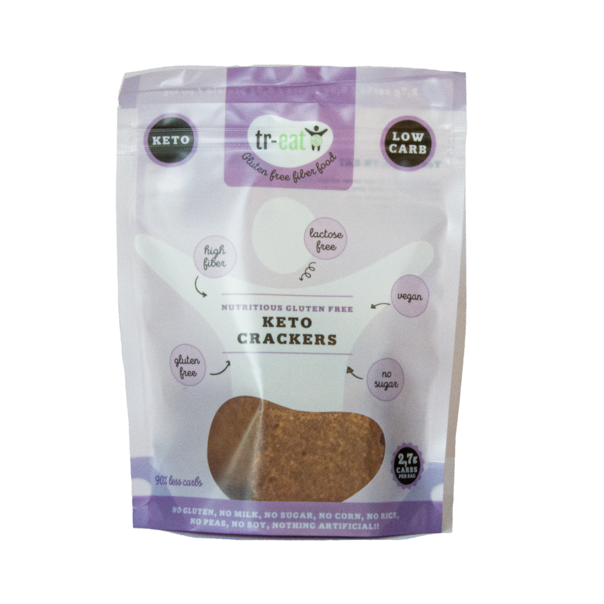 Keto & Vegan Cracker Tr-eat 60g