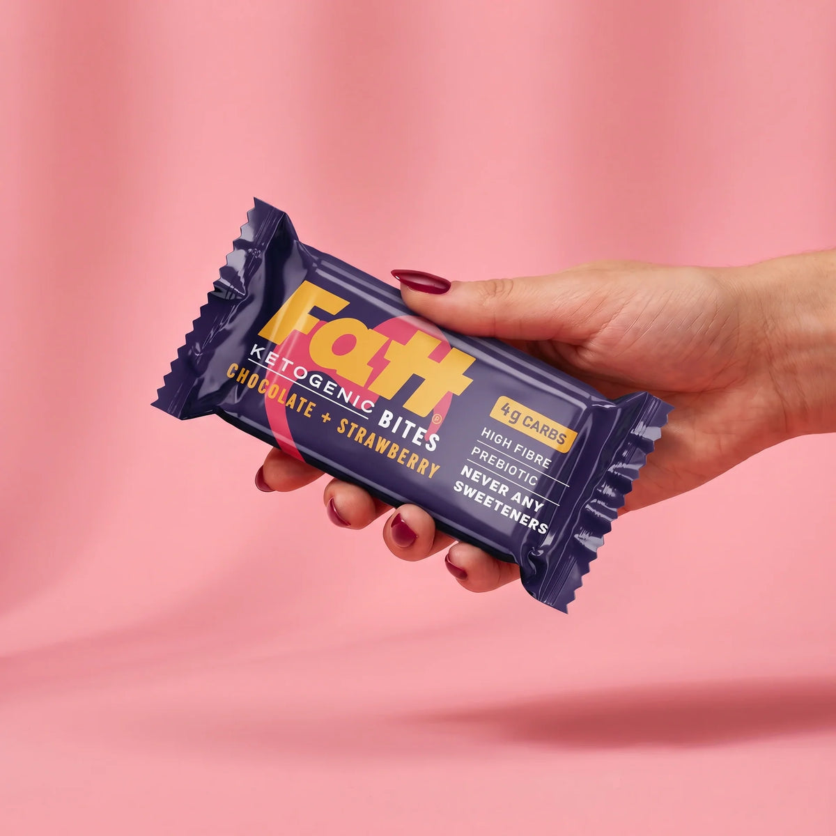 Fatt Keto Chocolate + Strawberry Bites 35g x 16