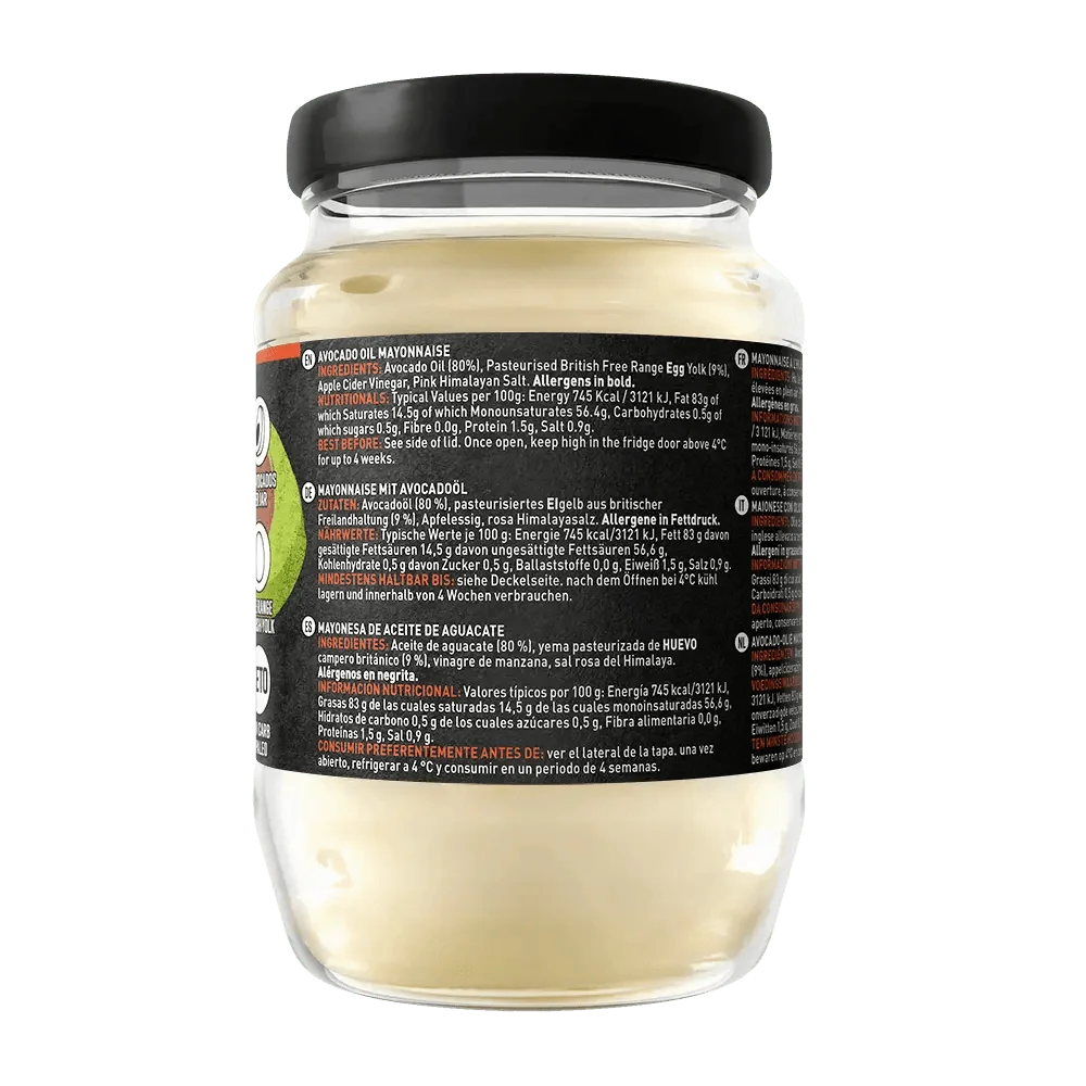 Avocado Oil Mayonnaise Classic Hunter & Gather 630g hunter & gather  00900009