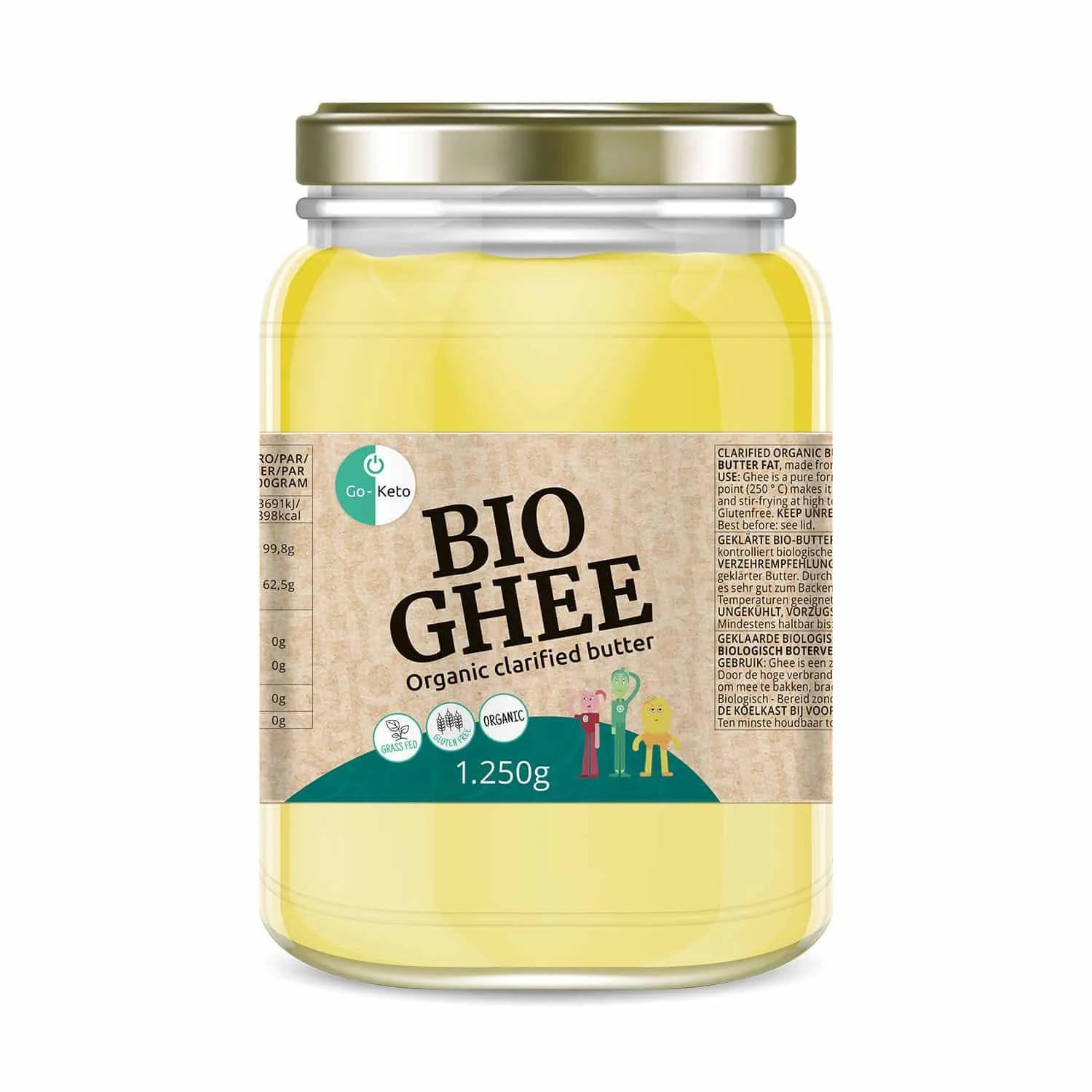 Bio Ghee Go-Keto 1250g go-keto  P-GK-GHEE-1250