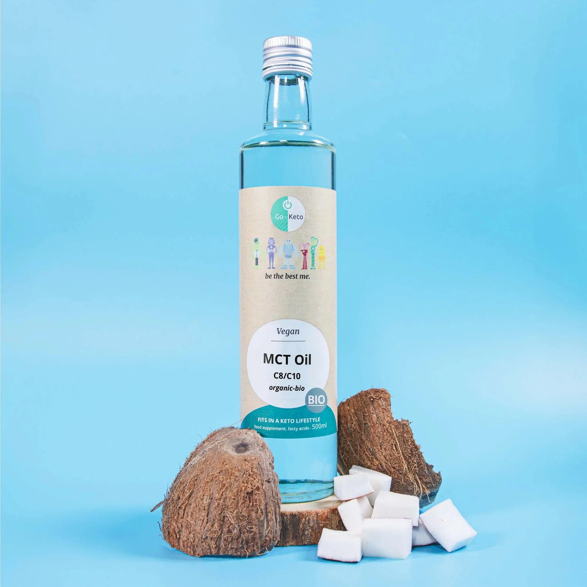 Bio Premium MCT Öl C8C10 Go-Keto 500ml – product overview