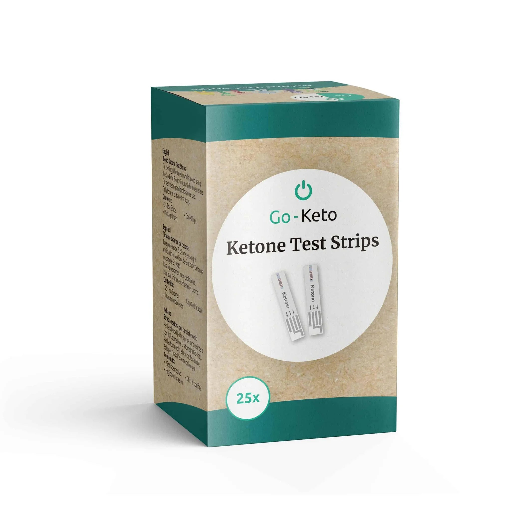 Go-Keto Keton-Teststreifen (25 Stück) – product overview