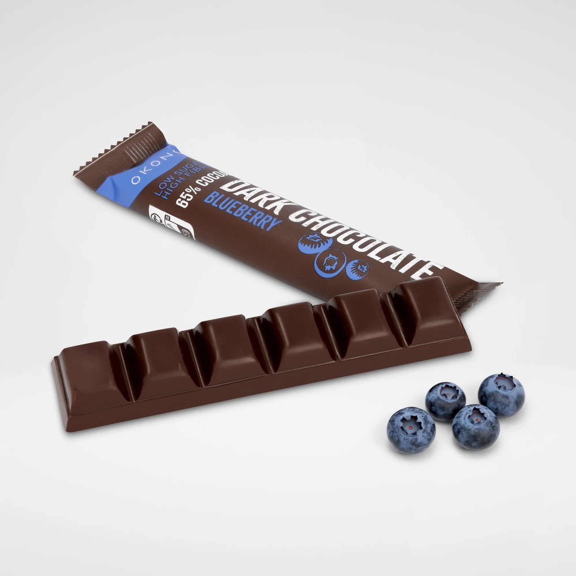 Dark Chocolate Blueberry OKONO 35g x20 OKONO 03000066