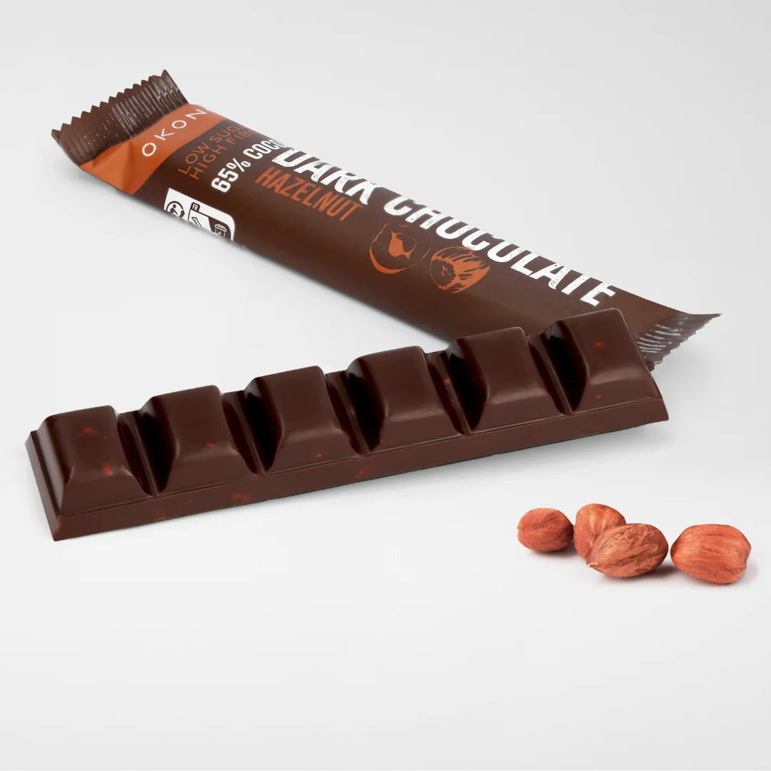 Dark Chocolate Hazelnut OKONO 35g x20 OKONO 03000063