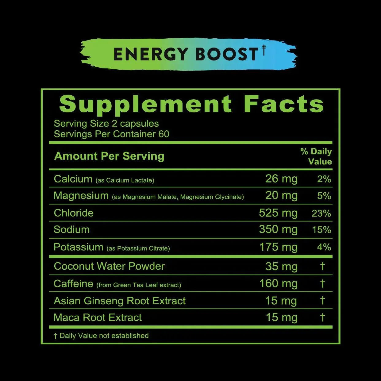 Electrolyte Capsules Energy Boost Re-Lyte x120 re-lyte  03300014