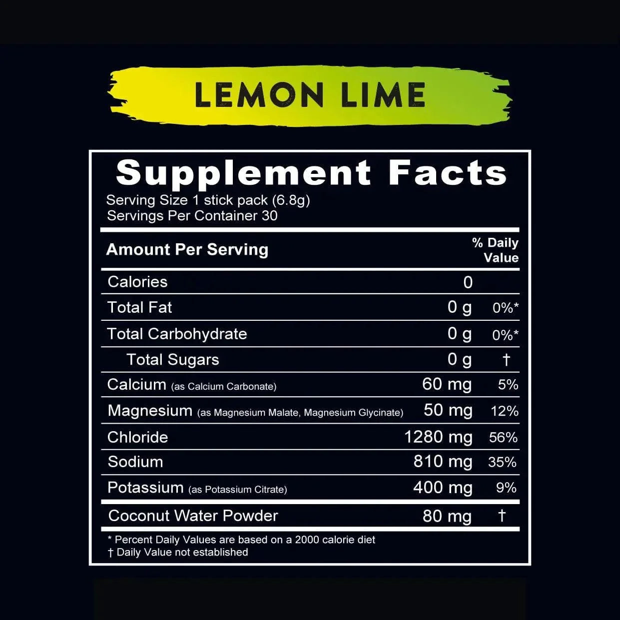Electrolyte Hydration Drink Mix Lemon Lime Re-Lyte x30 sticks re-lyte  03400048