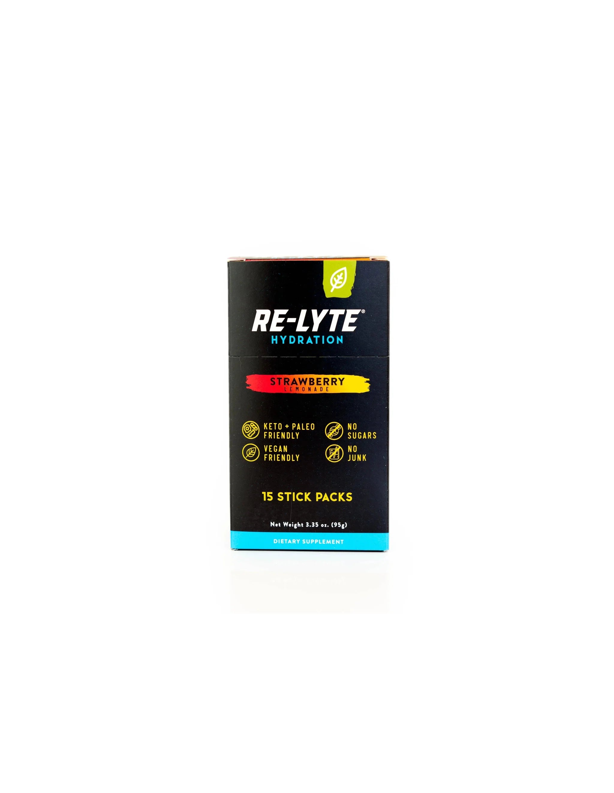 Electrolyte Hydration Drink Mix Strawberry Lemonade x15 sticks re-lyte  03400043