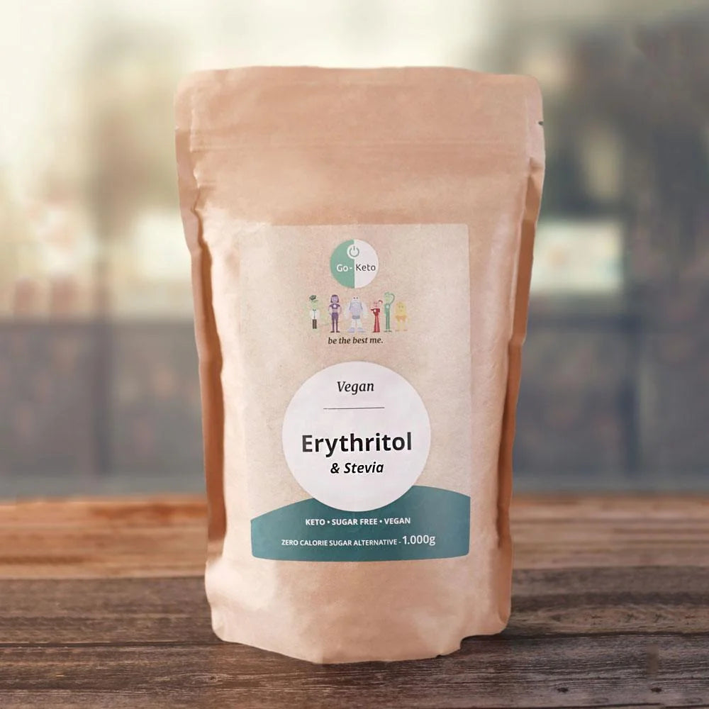 Erythritol Stevia Premium Süßstoff Go-Keto 800g – product overview