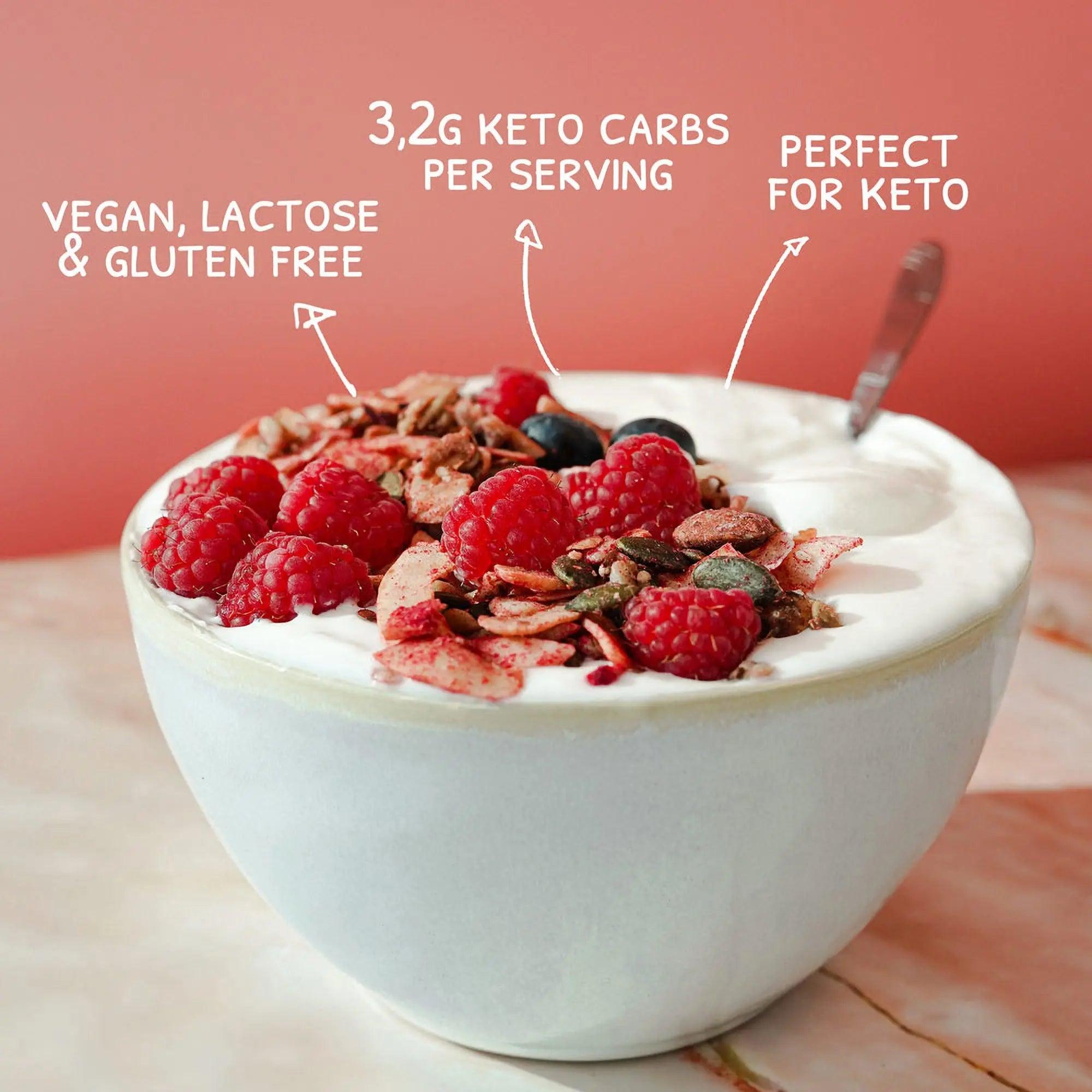 Go-Keto Bio Keto Granola Raspberry Go-Keto 290g P-GK-45-GRRB Vital20