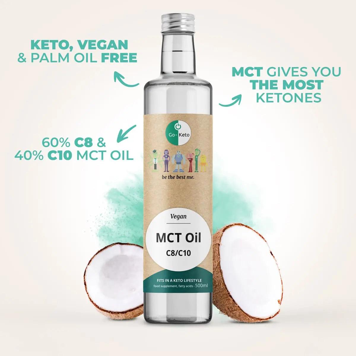 Go-Keto MCT Oil Coconut C8/C10 Go-Keto 500ml P-GK-MCT-662 Vital20