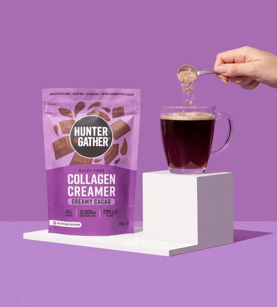 Hunter & Gather Keto Collagen Creamer Cacao Hunter & Gather 300g 00900043 Vital20