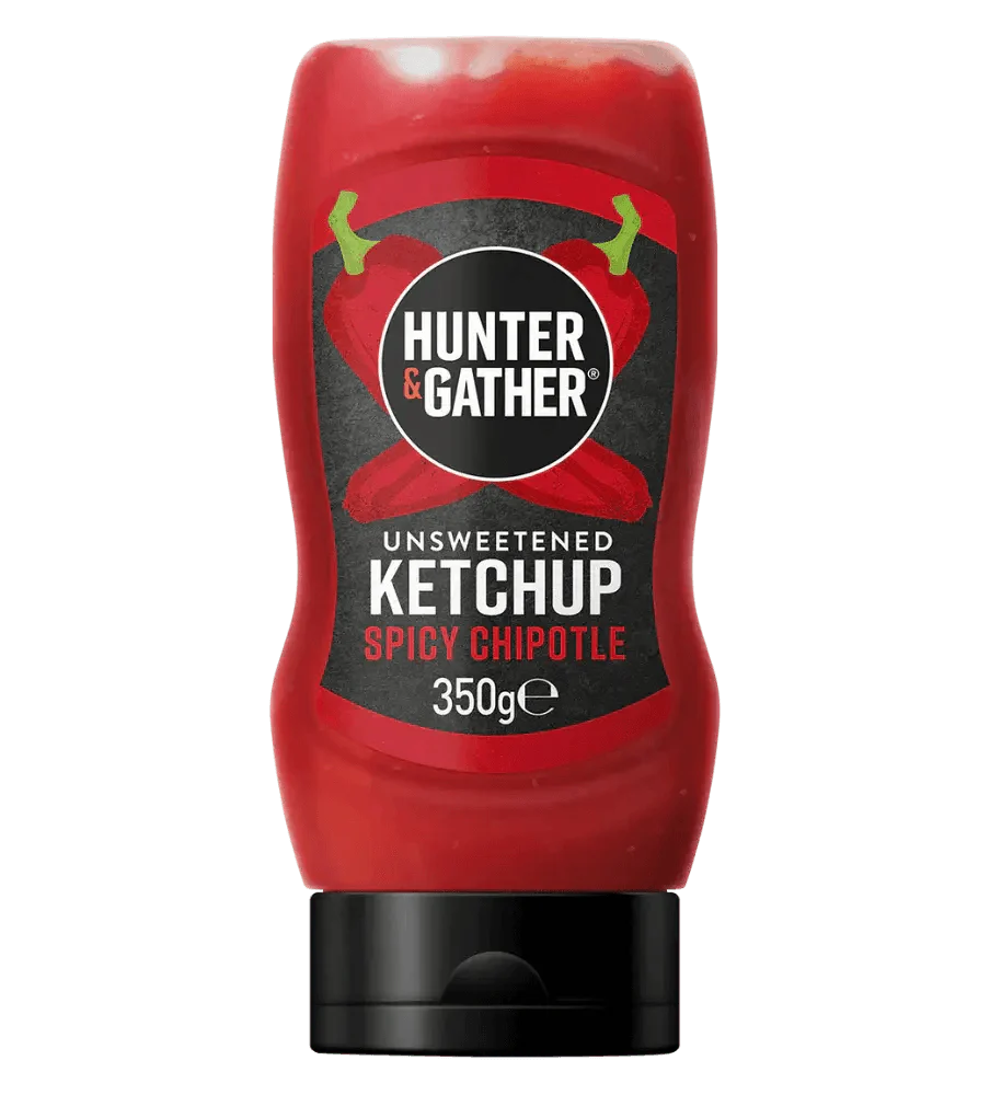 Hunter & Gather Unsweetened Spicy Chipotle Ketchup Hunter & Gather 350g 00900038 Vital20