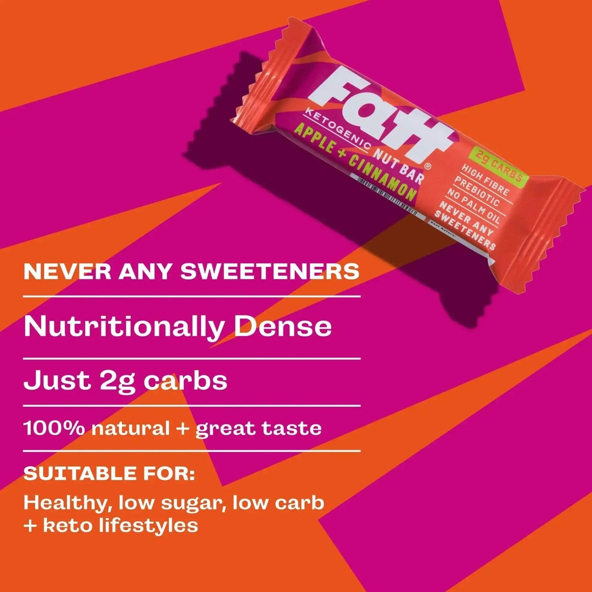 Keto Bar Apple Cinnamon Live Fatt 30g live fatt Snack 01900002